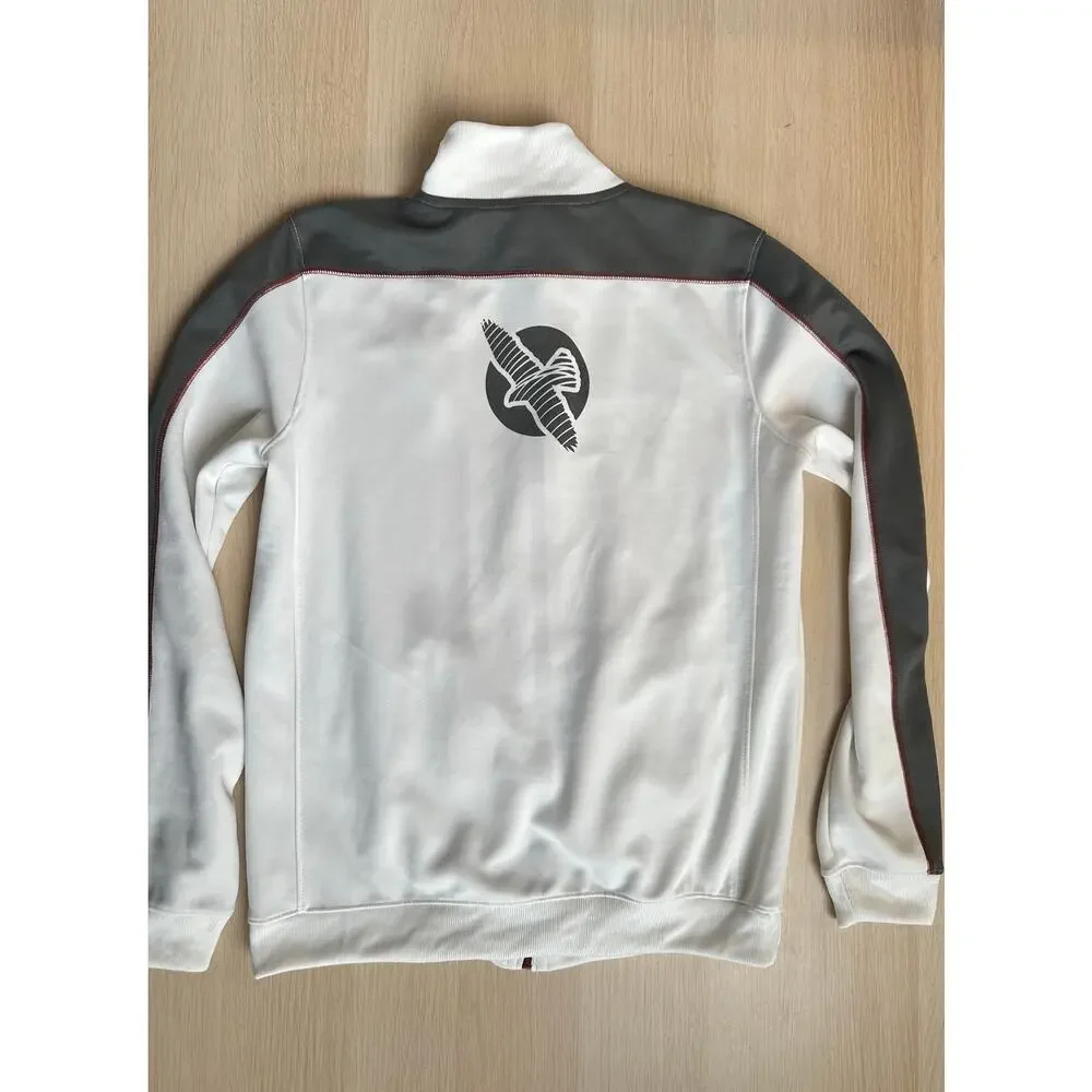 Hayabusa White Zip-Up Jacket - Size S - Mint